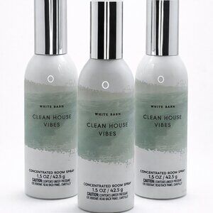 Bath & Body Works 3 Pack CLEAN HOUSE VIBES Room Spray